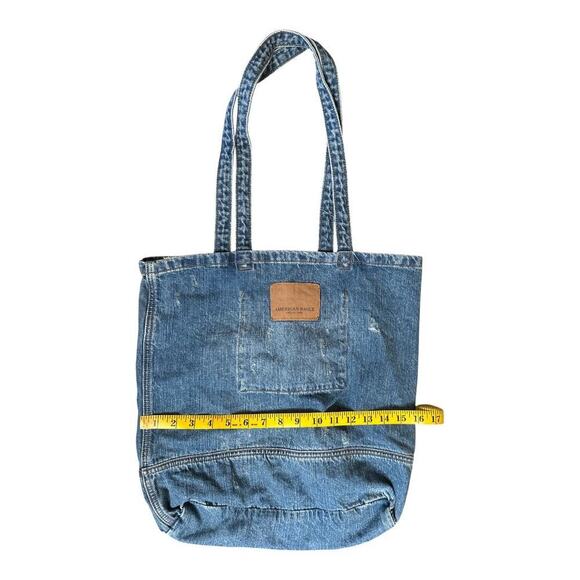 American Eagle Denim Tote Bag - New With Tags! - Picture 3 of 5